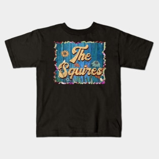 Vintage Squires Name Flowers Limited Edition Classic Styles Kids T-Shirt